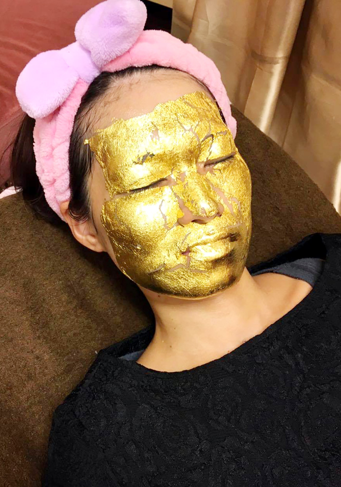 信頼のジャパンブランド！金沢の高級金箔使用 金箔エステ