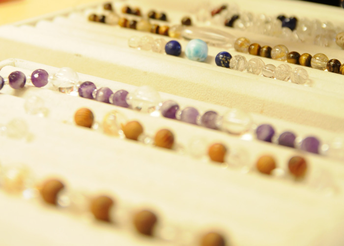 天然石を組み合わせて使う