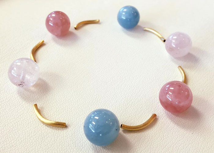 日本製シリコンゴムを使用したパワーストーンブレスレット修理